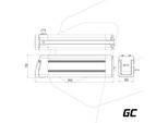 Windmeile | Greencell Batteria Per E-Bike 36V 11Ah Per Telaio, Celle Li-Ion, 250W, Bms, Indicatore Di Carica, Bicicletta, E-Bike, Bicicletta Elettrica, Pedelec