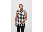 Brandit - Camicia Checked Flanell Bianco / Nero - 4XL