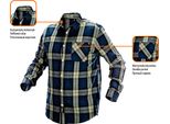 Camicia Di Flanella Camicia Da Boscaiolo Multicolore Blu/Verde XXL/56