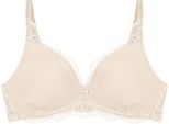 Triumph Amourette Charm Reggiseno In Coppa P Senza Ferretto Fine Pizzo Sulla Scollatura, Coppe Lisce Senza Ferretto, Leggera Imbottitura Per Un Bel DéColleté
