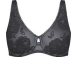 Reggiseno Con Ferretto Triumph Wild Rose Sensation - Nero - Taglia 75D