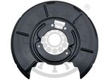 Optimal Piastra Paraspruzzi Per Disco Freno Per Bmw 3 Sedan (E46) Posteriore Sinistra BSP-5004L Piastra Di Ancoraggio