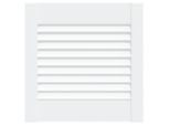 Vidaxl Armadio A Doghe Design Bianco 39,5X39,4 Cm In Legno Di Pino Massiccio