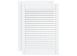 Vidaxl Armadio Ante A Persiana Design 2 Pz. Bianco 69X49,4 Cm In Legno Massiccio