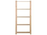 Vidaxl Scaffale A 5 Ripiani 80X28,5X170 Cm In Legno Di Pino Massiccio