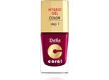 Delia Cosmetics Smalto Gel Ibrido Corallo N. 18 Marsala 11Ml