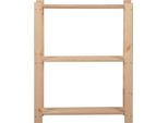 Vidaxl Scaffale Con 3 Ripiani 60X28,5X90 Cm In Legno Di Pino Massiccio