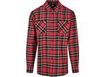 Urban Classics - Camicia A Quadri Roots Shirt Rosso - M