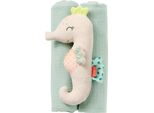 Fehn Set Regalo 3 Pezzi Bambini Mare Cavalluccio Marino Panni Mussola Con Bastone Sonaglio