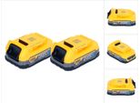Dewalt DCBP034E2-XJ Dewalt DCBP034E2-XJ Powerstack 2X 18V 1,7Ah Akku-Set