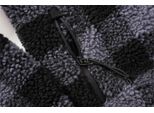 Brandit - Maglione Teddyfleece Troyer Nero / Grigio - Xxl