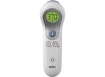 Braun Hc Stirnfieberthermometer No-Touch Weiß-Blau BNT300WE
