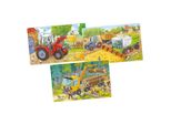 Goki Puzzle Di Legno Dei Veicoli Set Di 3 Pezzi