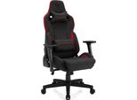 SENSE7 Gaming Chair - Sedia Da Ufficio Ergonomica Con Braccioli 3D, Inclinazione A 160°, Funzione Dondolo, Imbottitura Hde™, Elevazione A Gas, Fino A 150 Kg, Nero-Rosso