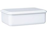 Contenitore Riess Con Coperchio Medio Alto 23X15X7Cm Smalto Bianco