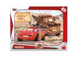 Dino Puzzle Cars: Saetta E Nocciolina 12 Pezzi