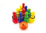 Birilli Bowling Teddies In Plastica 21Cm 10Pz In Rete