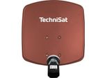 Technisat Offset-Antenne 33Cm Aluminium V/H-LNB Ro Digidish 33 V/H-LNB Rot