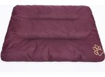 Cuscino Per Cani Materasso Per Cani Posto Letto Per Cani Letto Per Animali Domestici Cuscino Per Cani Letto Per Gatti - Eco - 90 X 60 Cm [Taglia: L] - Bordeaux