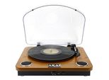 Akai ATT-11BT, Giradischi Audio Con Trasmissione A Cinghia, Marrone, 33,45,78 Rpm, Auto Stop, 0,8 W, 420 Mm