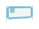 Vidaxl Protezione Letto Bambino Blu 160X25 Cm Tessuto