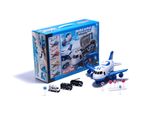 Aereo Da Trasporto + 3 Auto Della Polizia