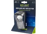 Faretto Ikzilight The Boss, 1 Led Bianco 20LUX. Compreso Di Staffa E Batterie (Confezione Da Appendere)