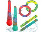 SchildkrÖT 970325 Set Di Attrezzatura Subacquea In Neoprene SchildkrÖT, 6 Pezzi