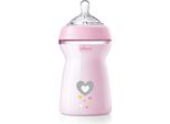 Chicco Biberon Natural Feeling 330Ml Bambina 6M+ Rosa