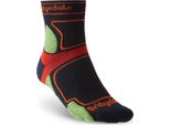 Bridgedale Trail Run Ultralight T2 Coolmax (Fibre Di Poliestere) Sport 3/4 Crew Velikost: M / Barvy: Navy