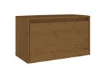 Vidaxl Armadio A Muro Marrone Miele 60X30X35 Cm In Legno Di Pino Massiccio