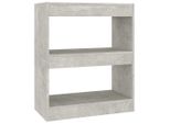 Libreria/Divisorio Grigio Cemento 60X30X72 Cm