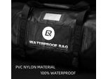 Rockbros Borsa Da Moto Bagaglio Rotolo Posteriore 100% Impermeabile Borsa Da Moto Con Tracolla Circa 55L Nero