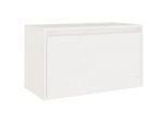 Vidaxl Armadio A Muro Bianco 60X30X35 Cm In Legno Di Pino Massiccio