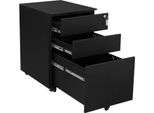 Bc-Elec - PCP390-1B Contenitore Mobile In Acciaio Con Cassetti Armadio Per Ufficio Contenitore Mobile Su Ruote