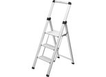 Hailo Alu-Trittleiter DK40 Basicline Design 3S Selekta By Hailo, 3-Stufig