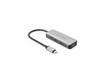 Hyper HD41-GL Replicatore Di Porte E Docking Station Per Laptop Usb 2.0 Type-C Nero, Grigio
