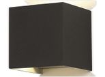 Optonica Lampada Da Parete Led 7458, Eek: E, 12W, IP54, 1320 Lm, 3000K, Nero