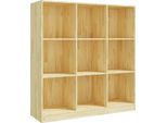 Vidaxl Libreria/Divisorio 104X33,5X110 Cm In Legno Di Pino Massiccio