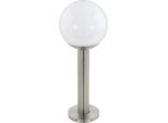 Eglo 900266 NISIA-Z Lampada Da Terra Per Esterni A Led Base 9W Ø200Mm Acciaio Inox Bianco IP44 Dimmerabile