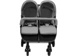 Vidaxl Carrozzina Sibling Grigio Chiaro E Nero Acciaio