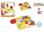 Woomax Puzzle In Legno 16 Pezzi Multicolore 12 Mesi Multicolore 12 Mesi
