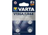 Varta 4276101404 4 Varta Knopfzellen V13GA/LR44 1,5 V