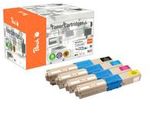 Peach PT822 Peach Toner Oki C332-Series Multipack Bk,C,M,Y Remanufactured
