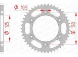 Pignone Posteriore Standard Afam In Acciaio 10320 - 520
