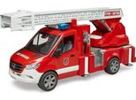 Bruder Mb Sprinter Vigili Del Fuoco+Scala+Pompa śW/DźW 02673