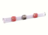 Quadrios 22C462 Connettore Di Testa Con Tubo Termorestringente 0,5 Mm² 1,0 Mm² Completamente Isolato Rosso 1 Set (22C462)
