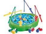 Noris 606062024 Gioco Di Pesca, Vince Chi Cattura Per Primo Tutti I Pesci Del Proprio Colore, Per Bambini Dai 3 Anni In Su Colorato