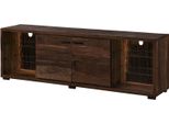 MASSIVMOEBEL24 | Bark #213 Mobile Tv In Legno Di Acacia Laccato / Marrone 200X40X63
