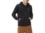 Dickies Uomo Felpa Con Cappuccio Oakport Full-Zip, Taglia:M, Colori:Nero